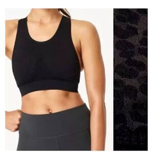 Sweaty Betty Stamina Leopard Workout Bra Size 14